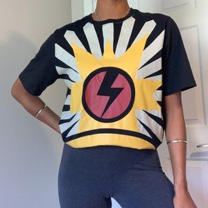 Born fly Screen print t shirt